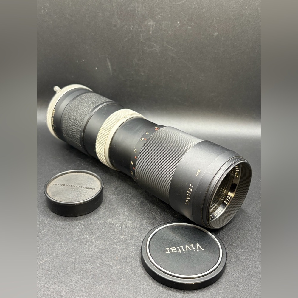 Auto Vivitar 85-205mm Vintage Camera Lens, Photography Photo Picture Equipment